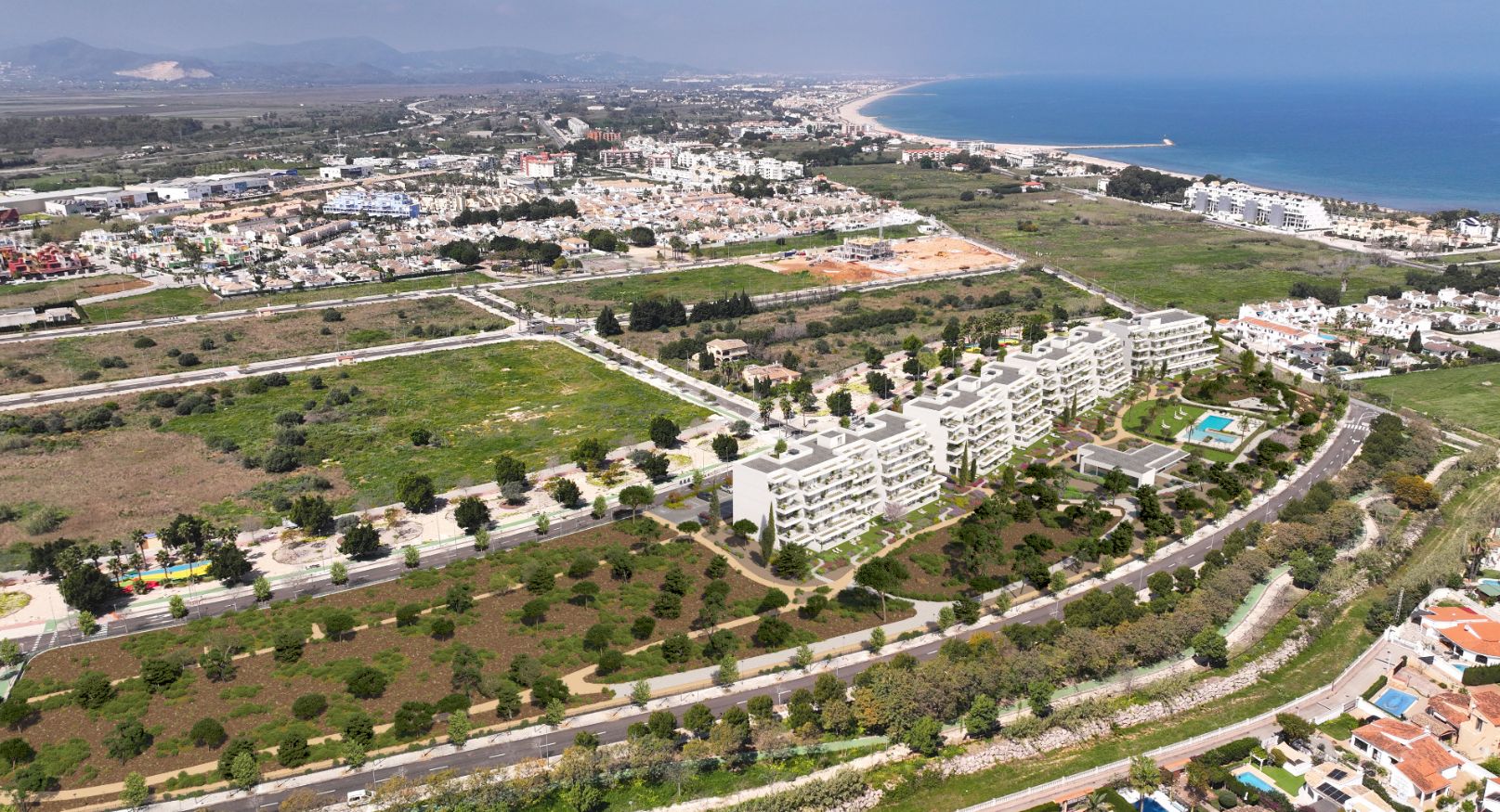 Appartement moderne avec piscine, salle de gym et grandes terrasses
